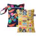 SEAUR Waterproof Cloth Diaper Pockets - 2 Pack with Zipper | Portable Baby Diaper Bags - Color 2 (18x25 cm) - Buy Online on GoSupps.com