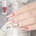 Pink Pearl Glitter Nail Polish Shimmering Golden Shell Spiral Holographic Shimmer Quick Dry Nail Varnish Shining Sparkling Long Lasting No Need Cure DIY Nail Art Manicure Gift for Women & Girls - Buy Online on GoSupps.com