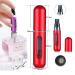 XYG Portable Mini Refillable Perfume Atomizer Bottle - 5ml Travel Spray Set (4 Pack Green & Silver) | Scent Pump Case for Easy Travel - Buy Online on GoSupps.com