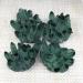 Natural Green Ghost Crystals Cluster Rock Quartz Minerals Rough Stones Home Decoration Suitable for Furniture Decoration Full of Texture (Size : 400-500g)