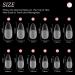 Lea-Shall Almond Shape Nail Tips Set - 240 Pre-shaped Gel Fake Nails Short Full Cover 12 Sizes for Artistic Acrylic Designs - Buy Online on GoSupps.com