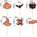 30Pcs Halloween Cupcake Toppers Cute Cartoon Design Cake Insert Toppers Bat Spider Switch Hat Hat Halloween Themed Cake Decorations Party Supplies (30pcs) - Buy Online on GoSupps.com