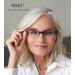 Eyekepper Cateyes Women's Reading Glasses - Purple-Transparent (2.50 Diopters) - Stylish & Comfortable Eyewear for All Users - Buy Online on GoSupps.com