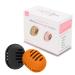 Fauxomor Makeup Sponge Holder - 2 Pack Breathable Silicone Beauty Blender Travel Bag for All Sizes - Sustainable Portable Cosmetics Tool - Black & Orange - Buy Online on GoSupps.com