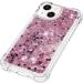 Buy Tivenfezk Nadoli Glitzer Treisand Shell for iPhone 15 Plus - Shockproof Silicone TPU Bumper Case in Ros Gold | Liquid Quicksand Design - International Shipping Available - Buy Online on GoSupps.com