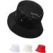 4-Piece Bucket Hat Set for Men, Women & Kids - Medium Size in Black, White, Beige & Red - Buy Online on GoSupps.com