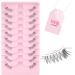 Sixstarhair Wispy Cat Eye Half Lashes - 10 Pairs of Natural Handmade False Eyelashes with Clear Band for Corner Lashes - H-W8 - Buy Online on GoSupps.com