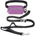 TUDEC Dogs Jogging Line with Belly Belt | Elastic Reflective Leash for Large & Medium Dogs | Free-Haired Jogging Dog Leash with Feces Bag Dispenser (Light Purple) - Buy Online on GoSupps.com