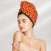 Quick-Dry Hair Towel Wrap with Button - Ultimate Hair Drying Turban | Big Hot Dog Design - Buy Online on GoSupps.com