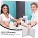 VINTORKY Nail Art Nail Art Stand Display Frame Tool Stand Fake Nail Showing Board Nail Polish Practice Display Fake Nails Display Board Manicure Tools Paper Mosaic - Buy Online on GoSupps.com