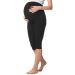 Be Mammy Womans 3/4 Maternity Leggings Tights BE20-229 M Black