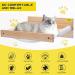 COZIWOW Wall Mounted Cat Hammock Bed - Sturdy Kitty Shelf for Sleeping & Playing | Premium Kitten Furniture - Holds up to 22 lbs | White Flannel - Buy Online on GoSupps.com