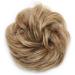 Fake Hair Bun Scrunchie Messy Bun Chignon Wavy Donut Updo Synthetic Extensions 35g Golden Brown & Blond - Buy Online on GoSupps.com