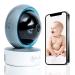 Safe & Sound HD Video Baby Monitor, Long Range Wi-Fi Connection, 2-Way Audio, Night Vision Camera, 355 Degree Rotation, Video and Audio Baby Monitor