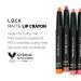 L.O.C.K. Matte Lip Crayon 02 Pale Pink - Long Lasting Velvet Soft Matte Lipstick | International Shipping Available - Buy Online on GoSupps.com