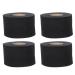4 Rolls Haircut Neckband Neck Band for Salon Neck Strips for Hair Salon Black Neck Strips Disposable Stretchy Neck Strip Disposable Neck Strip Barber Adhesive Tape Paper Elasticity
