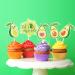 Mulukaya 21Pcs Let's Avocado Cupcake Toppers Fruit Treat Cake Picks for Avocado Themed Wedding Birthday Party Decorations - Buy Online on GoSupps.com