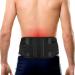 KF-Premium Large Self Heating Lower Lumbar Back Brace - Orthopaedic Magnetic Back Pain Support Belt Strap Magnets Stress & DISCOMFORT Relief FOR backaches Sciatica Slipped Disc Spine Injury