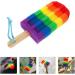 Baluue Ice Cream Shaped Bath Ball Kids Loofah Soft Bathing Towel Shower Body Rubbing Towel Exfoliating Bath Sponge Bath Shower Pouf Body Sponge Scrubber A - Buy Online on GoSupps.com