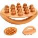 Wood Therapy Massage Tools - 14 Pearl Wood Roller for Lymphatic Drainage & Cellulite Massage | Gua Sha Holz-Massage Device - Buy Online on GoSupps.com