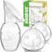 haakaa 100ml Manual Breast Pump and 75ml Wearable Ladybug Breast Milk Collector Combo for Breastfeeding 100ml Pump*1+Ladybug Collector*2