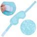 SOIMISS Sky-Blue Sleep Eye Mask | Hot Cold Compress Pack for Puffy Eyes, Headaches, Migraines | Women Men | Sinus & Tension Relief - Buy Online on GoSupps.com