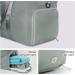 Ceneda 20 Gym Duffel Bag - Grey | Wet Pocket & Shoes Compartment | Portable Weekender & Yoga Bag for Women - Buy Online on GoSupps.com