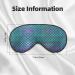 Buy Mermaid Teal Fish Print Unisex Sleep Mask | Double-Sided Eye Mask for Sound Sleep & Skin Care | International Shipping - Buy Online on GoSupps.com