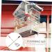 Housoutil 2pcs Set Cage Birds and Wooden Accessory Supplies Shovel Steel Long Parrot for Cleaning Brush Pet 7x9cm Assorted Color - Buy Online on GoSupps.com