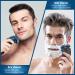 SweetLF Mens Electric Razor Type-C Cordless Rechargeable | 1 Hour Fast Charging | 120Mins Running Time | Wet and Dry Close Shave | 2 Years Warranty | Ideal Gift for Father's Day (Black Blue) - Buy Online on GoSupps.com