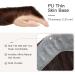 Elailite Men's Toupee V-Shape Hairline Hair Extension Real Human Hair Invisible Forehead Hairpiece Fringe Bang Replacement System (4 * 18cm) (#02 Dark Brown 6 Inch) 6 Inch FRINGE #02 Dark Brown - Buy Online on GoSupps.com