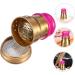 Homsfou Moxibustion Box Set - 2 Mini MoXA Pot Holders & Gear Holder - Copper Moxa Cone Holders - Ideal Moxibustion Device for Body Relief - Buy Online on GoSupps.com