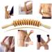 Wood Massage Roller - 12 Rollers 360 Smooth Bent Muscle Relief Tool for Body Shaping & Anti-Cellulite - Buy Online on GoSupps.com