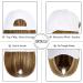 Qlenkay Baseball Hat with 14 Straight Bob Hairstyle Attached Wig - Ginger Brown Mix Bleach Blonde for Women/Girls - Buy Online on GoSupps.com