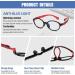 Duco Blue Light Blocking Glasses for Kids | Anti-Glare Gaming Glasses for Boys & Girls (Ages 5-10) - K026 Black Red - Buy Online on GoSupps.com