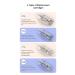 Puicmlna Microneedling Pen with 30 Replacement Cartridges - 0.1mm Size, Mixed 42-pin, 36-pin, 12-pin & Nano Needles - Buy Online on GoSupps.com