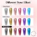 MIZHSE Chrome Mirror Powder Liquid - Pink Hailey Bieber Nails | Metallic Chrome Nail Polish for Nail Art | Soak Off UV LED 10 ml - International Shipping - Buy Online on GoSupps.com