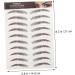 FOMIYES 18 Sheets Waterproof Eyebrow Stickers Beauty Tools Eyebrow Grooming Shaping Sticker 3d Cosmetic Hair - Buy Online on GoSupps.com