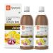 KRISHNA'S HERBAL & AYURVEDA Jus de soin du cholest rol 500 ml (lot de 2) | Contient du miel avec du cidre de pomme du gingembre et de l'ail sans sucre aide la digestion fabriqu en Inde Miel 250 ml (Lot de 2)