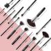 SOLVE 32-Piece Professional Makeup Brush Set with Wooden Handles - Cosmetics Brushes for Foundation, Concealer, Powder - Black Face and Eye Makeup Brushes Kit - Buy Online on GoSupps.com