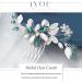 IYOU Sparkly Crystal Wedding Hair Comb - Green Bridal Hair Accessory for Bride and Bridesmaid - Buy Online on GoSupps.com