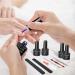 Gel Nail Polish Kit with UV LED Dryer & Electric Nail Drill - DIY Home Nail Tools - Buy Online on GoSupps.com