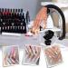 Nail Practice Hand for Acrylic Nails - HoMove Flexible Movable Mannequin Hand with 300 PCS False Nail Tips - DIY Manicure Starter Kit (Brown) - Buy Online on GoSupps.com