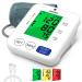 Blood Pressure Monitor Upper Arm Blood Pressure Machine for Home Use BP Cuff Kit Large 3-Color 3.4'' Display with Backlight Pulse Rate Detection Meter with Cuff 22-42cm/2 99 Sets Memory (White)