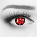 Meralens Sharingan Uchiha Red Black Anime Manga Contact Lenses - 12 Month Wear | Free Lens Container | Perfect for Halloween - Buy Online on GoSupps.com