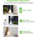 Glass Aroma Diffuser with Color Night Light - Essential Oil Cool Mist Humidifier for Home & Office (Pearl White) - Buy Online on GoSupps.com