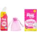 The Pink Stuff The Miracle Toilet Cleaner Gel 750ml + The Pink Stuff Foaming Toilet Cleaner (1pk contains 3 x 100g sachets) 1Pk + Our Gift for You: Organza Small Bag Size: 9x7x0.1cm