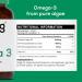 Vegan Omega-3 Algae Oil Supplement for Heart & Brain Health - 60 DHA Softgel Capsules - Buy Online on GoSupps.com