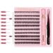 Poiuyoiu 30D & 40D Lash Extension Set - Mixed 8-16mm Cluster Lashes with Bond & Seal Glue | High-Quality 0.07 D Curl Fake Eyelashes - Buy Online on GoSupps.com