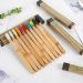 Harayaa 6x10 Colorful Wooden Toothbrushes - Soft Comfortable Handle for Adults & Children | Ideal for Travel & Camping - Buy Online on GoSupps.com